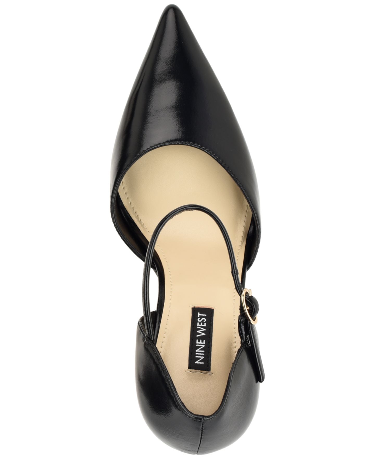 Женские туфли Nine West Pariss Mary Jane Stiletto Dress Pumps, цвет: Чёрный кожаный — фото 4