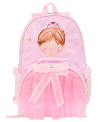 Toddler Girls' Ballerina Preschool Backpack and Lunch Bag, 2-Piece Set