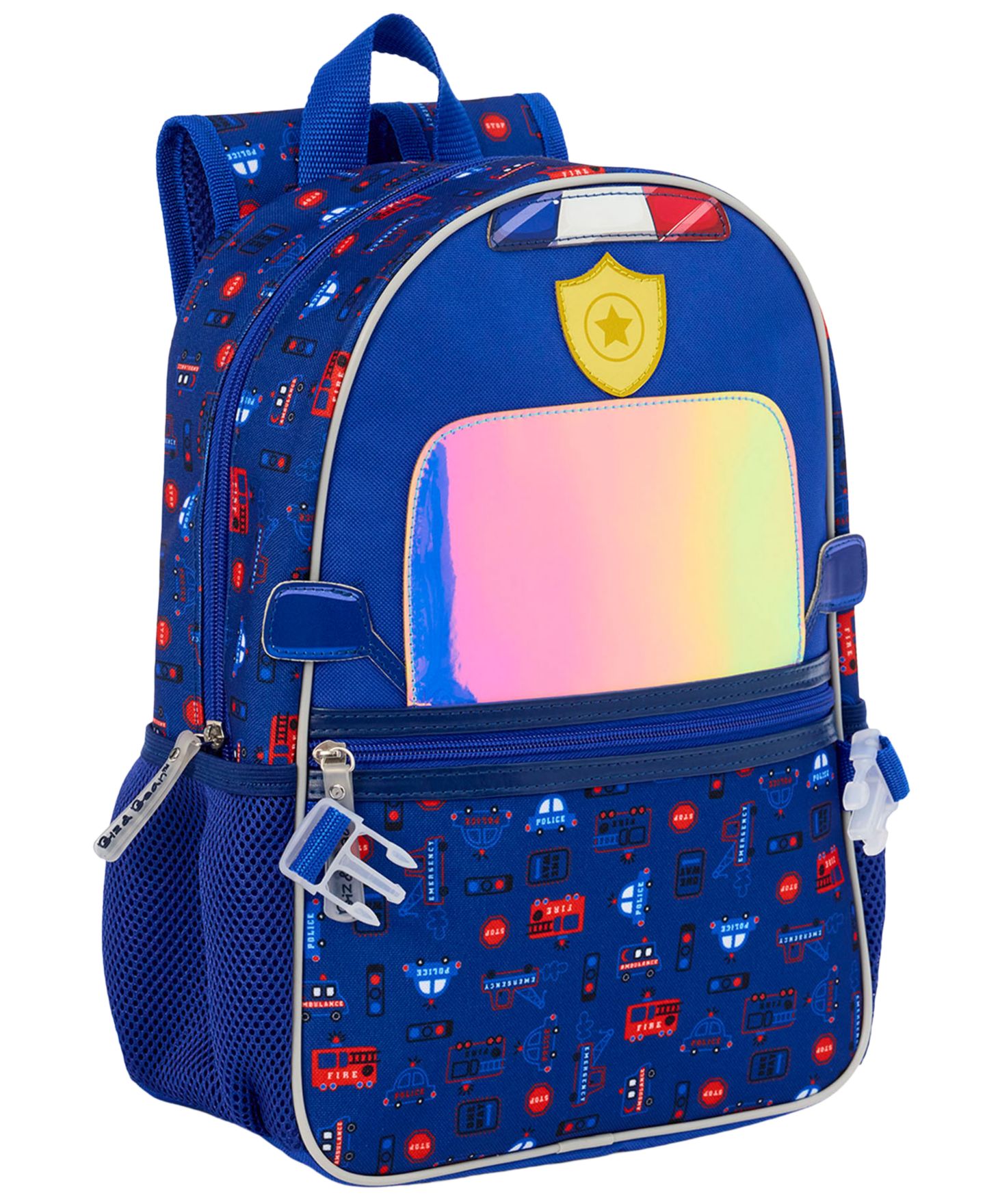 Сумки Biz & Bean Policeman Preschool Backpack and Lunch Bag, 2-Piece Set для мальчиков-малышей, цвет: Синий — фото 2