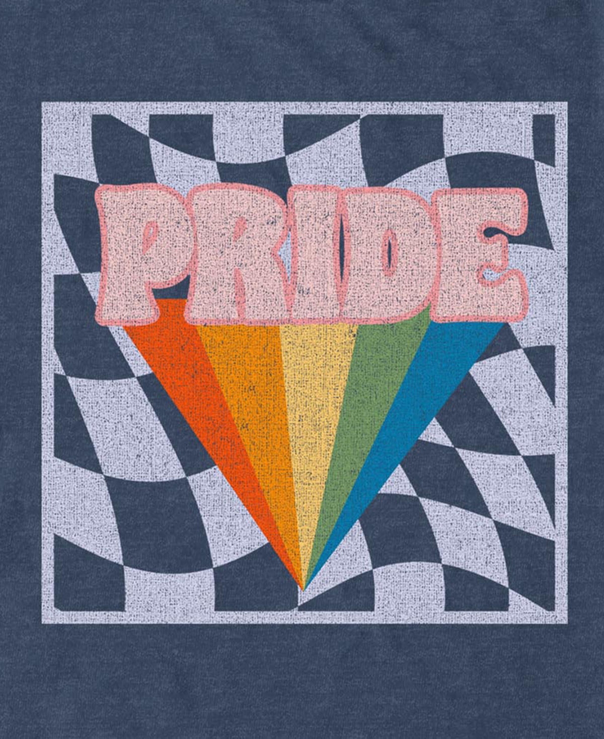 Design By Humans Men's Pride Checkers Short-Sleeve T-Shirt