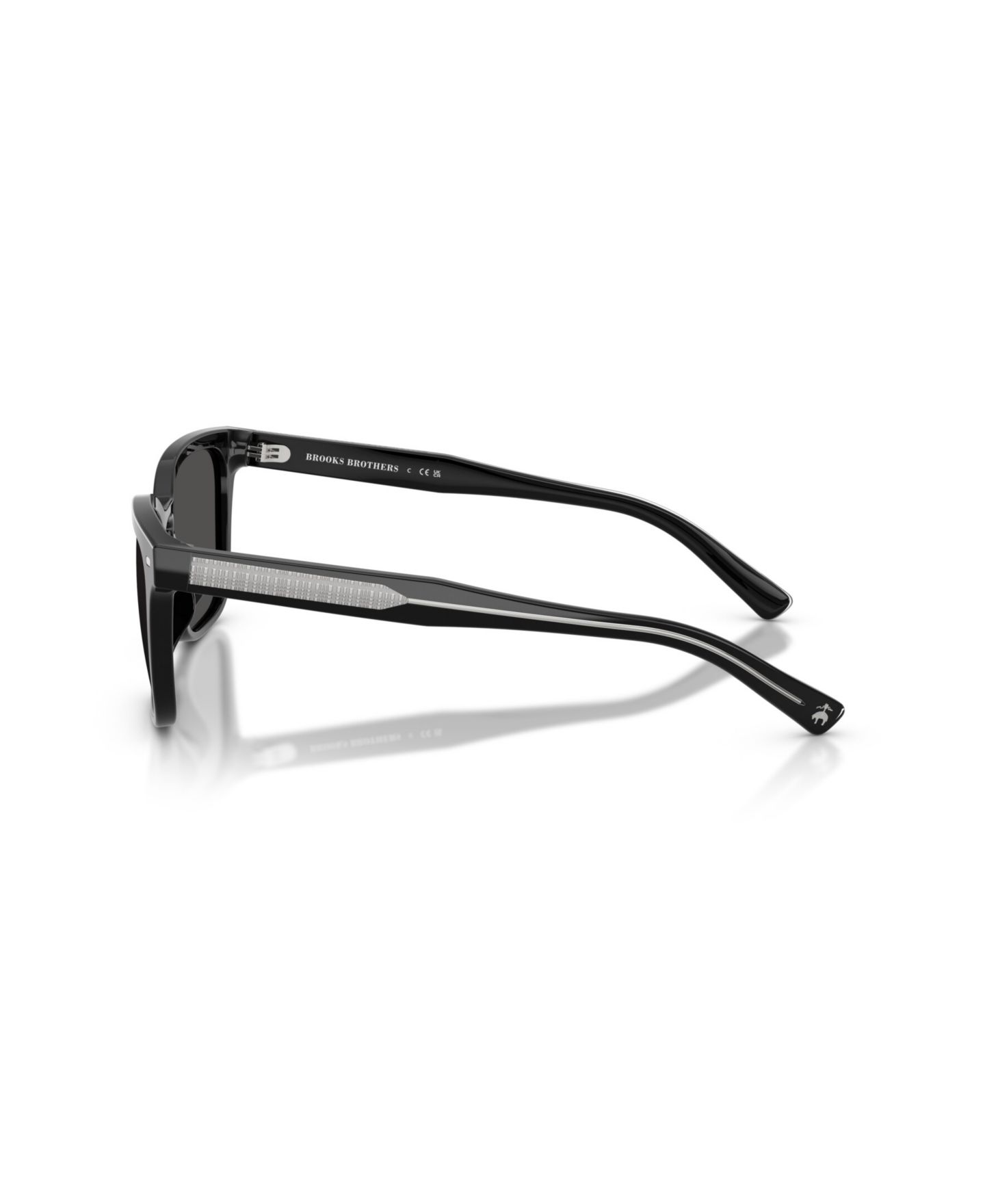 Мужские солнцезащитные очки Brooks Brothers Sunglasses, BB5057U, цвет: Чёрный — фото 3