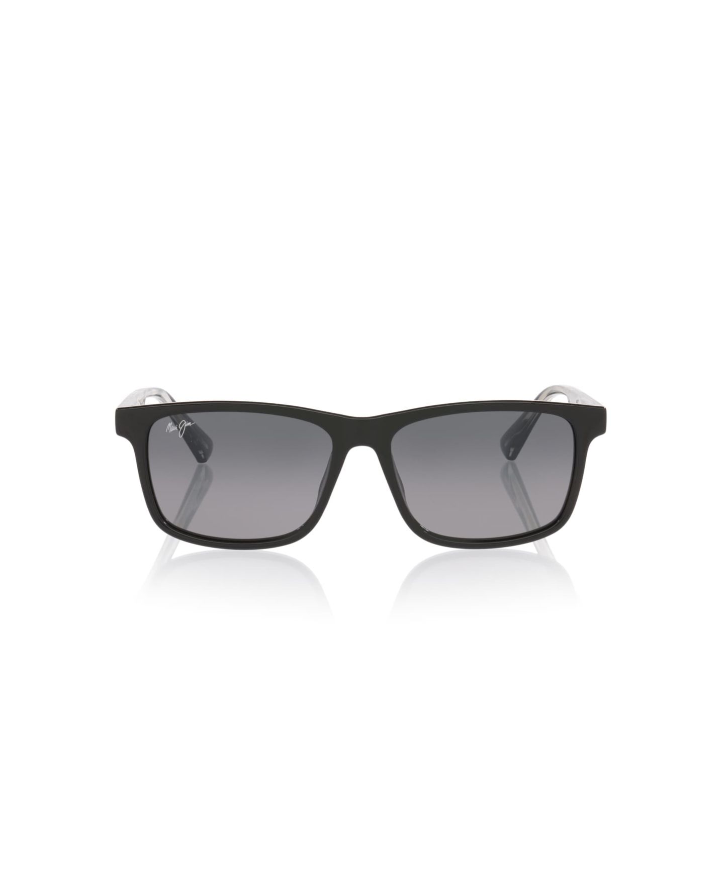 Мужские солнцезащитные очки Maui Jim Okina Polarized Sunglasses, MJ000850, цвет: Чёрный блестящий — фото 2