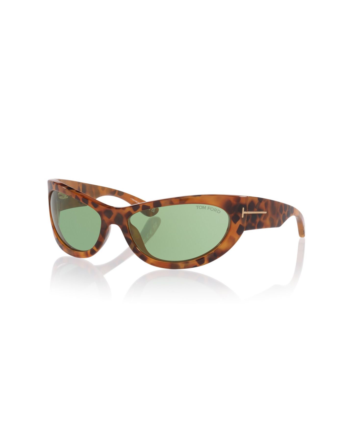 Женские солнцезащитные очки Tom Ford Leona-02 Sunglasses, TR002278, цвет: Черепаховый — фото 1