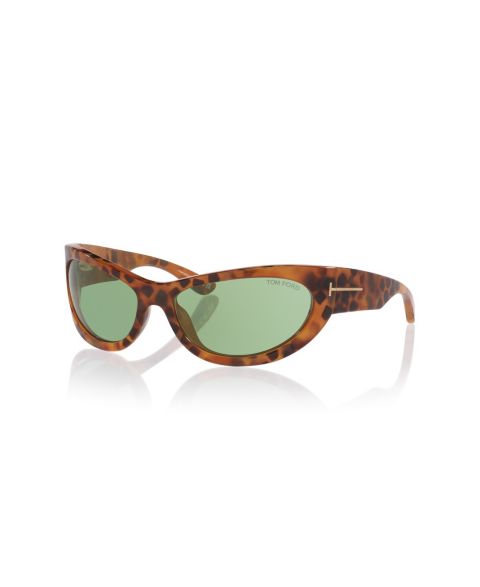 Женские солнцезащитные очки Tom Ford Leona-02 Sunglasses, TR002278, цвет: Черепаховый