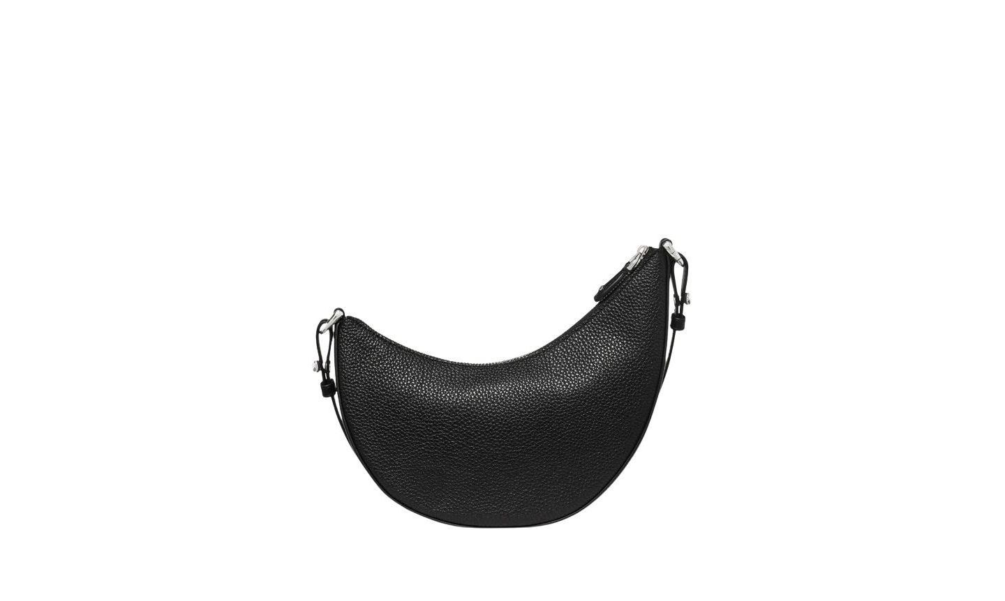 Женские сумки kate spade new york Duo Leather Mini Shoulder, цвет: Чёрный / Серебряный — фото 2
