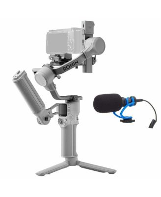 RS 4 Mini Combo Gimbal Stabilizer + Compact Condenser Shotgun Microphone