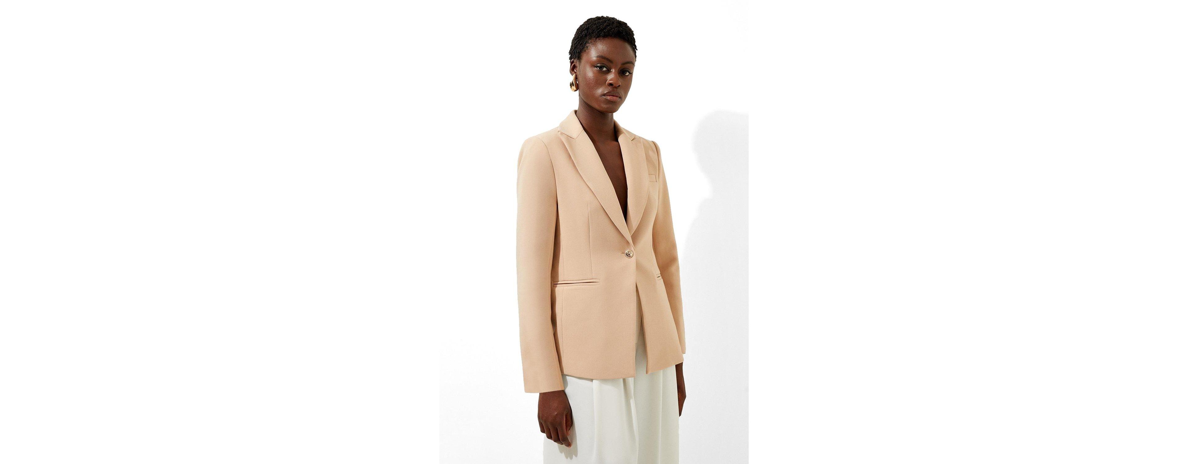 Karen Millen Women's Tailored Single Breasted Blazer