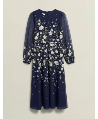 air force full service dress blues Damaris Bailey x Over The Moon Dress in Blue Floral