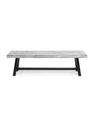 Light Acacia Wood Dining Bench