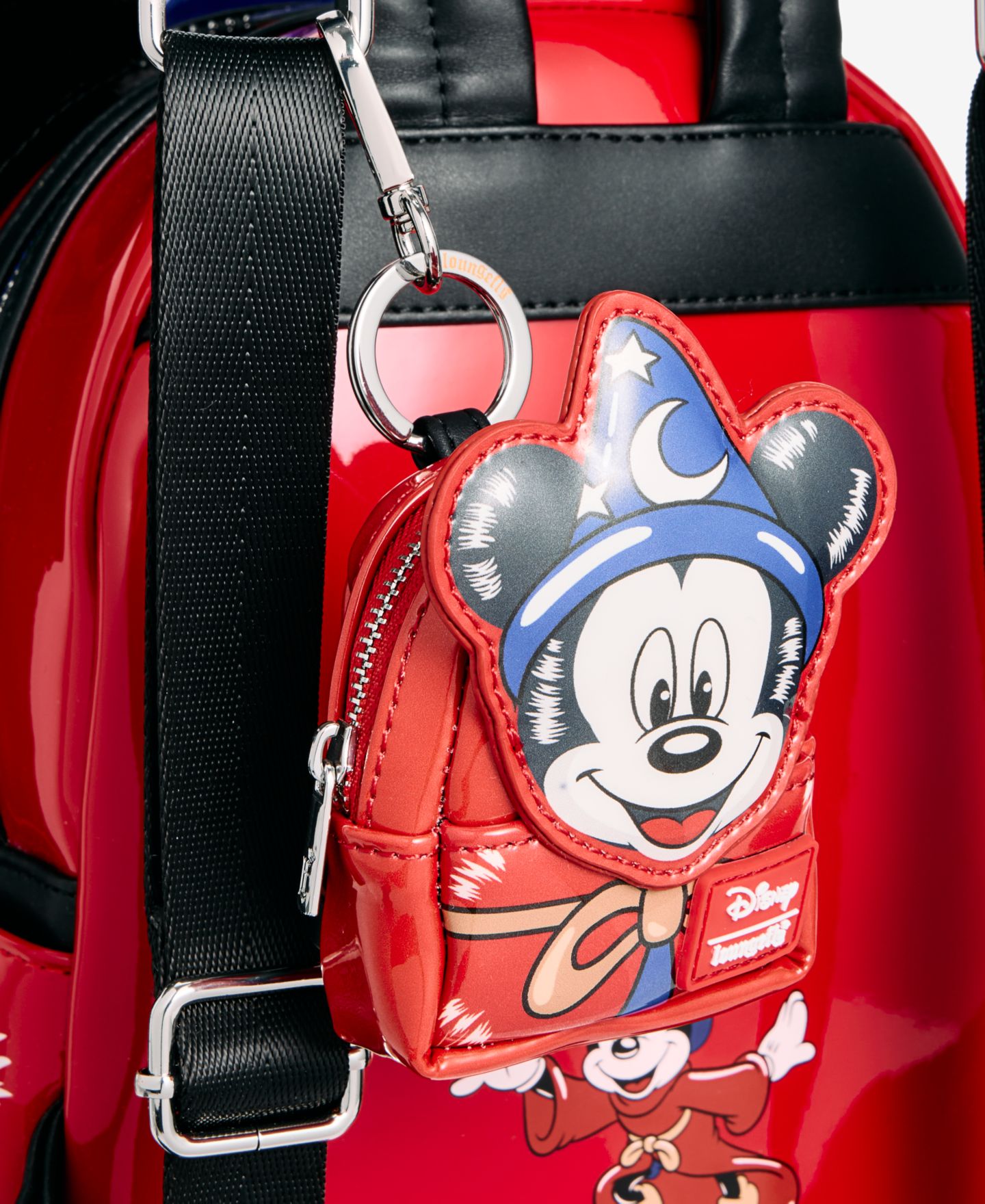 Женский брелок Loungefly Disney Macy's Sorcerer's Apprentice Mickey Bag Charm — фото 4