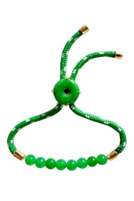Paracord Jade Slider Bracelet