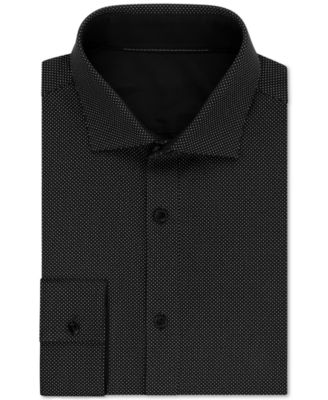 Calvin Klein - Men's Extra Slim-Fit Stretch Reversible Dress Shirt