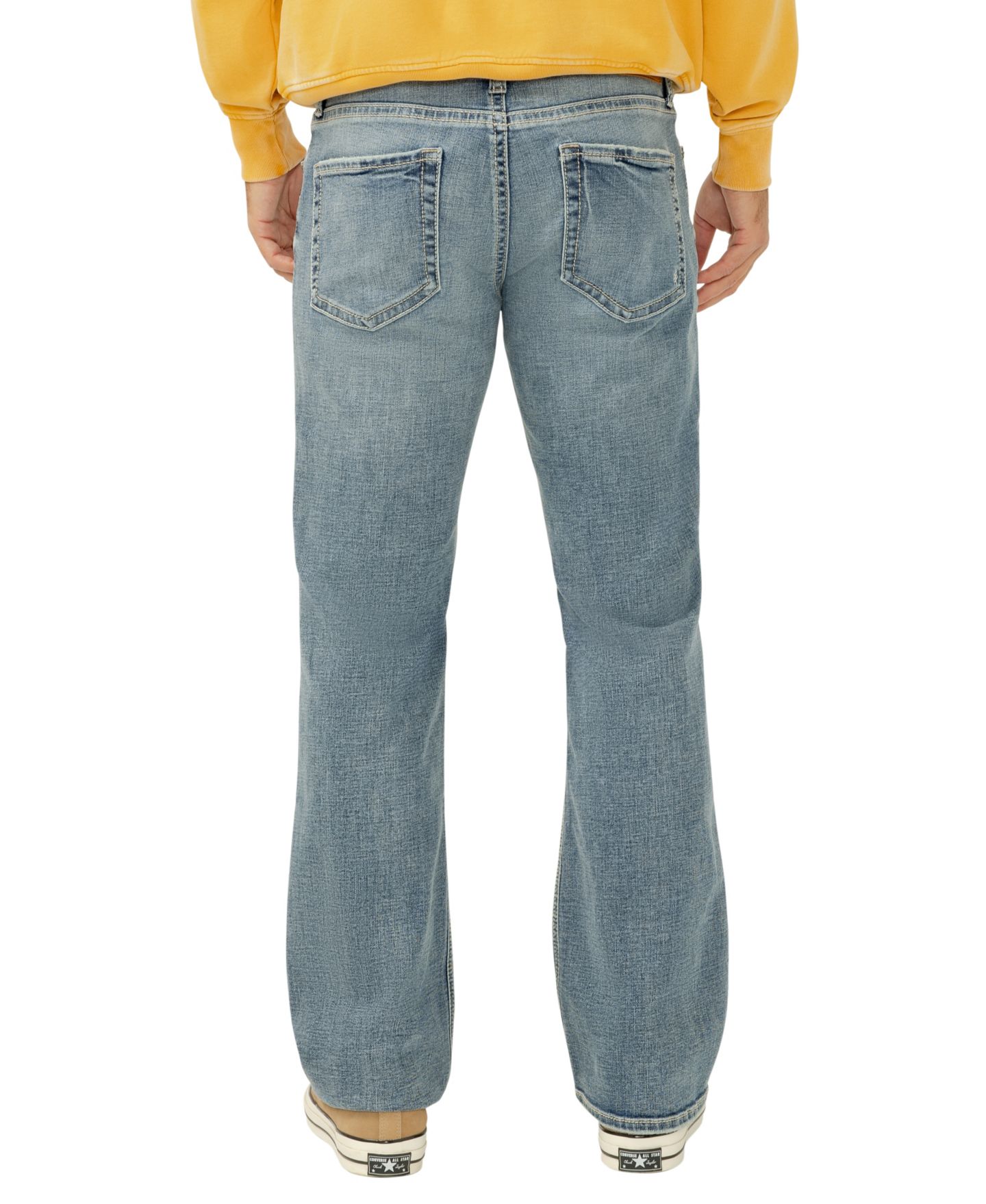 Мужские джинсы Silver Jeans Co. Zac Regular-Fit, цвет: Thunderstorm — фото 7