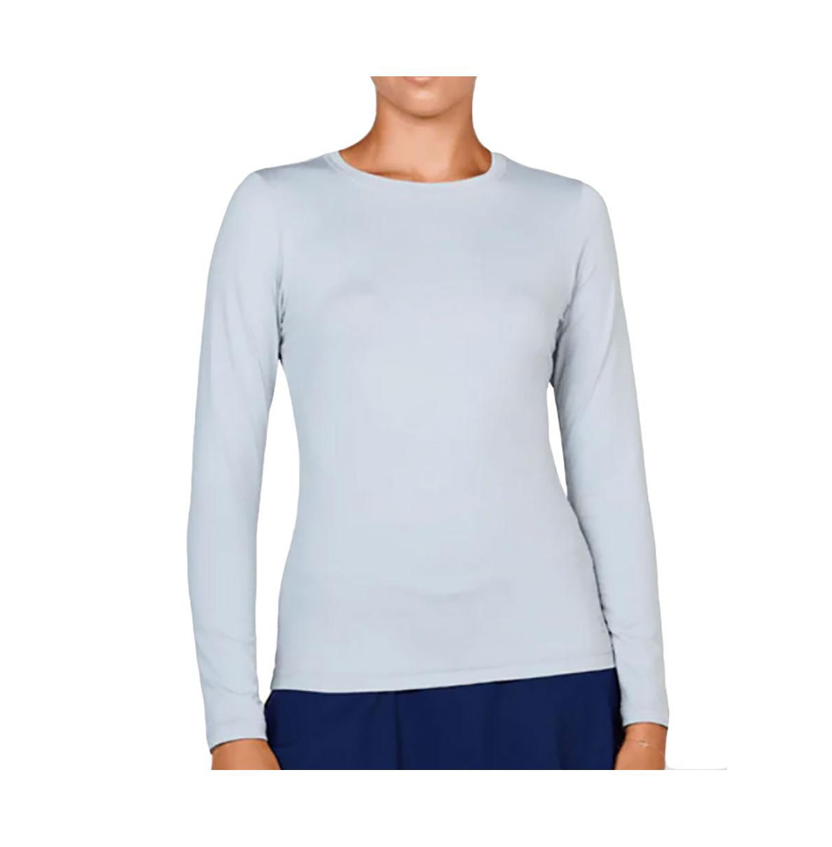 Sofibella Uv Colors Womens Long Sleeve Tennis Shirt - Stone