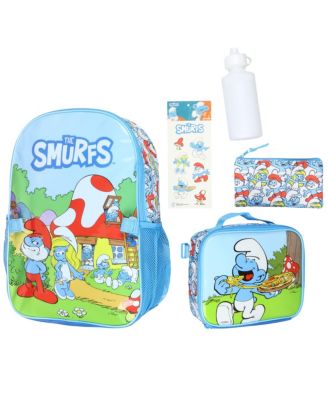 The Backpack 5 Piece Mega Set School Book Bag with Lunch Box
