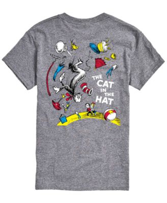Men's Dr. Seuss Cat In The Hat Illustration&nbsp;Short-Sleeve Graphic T-Shirt