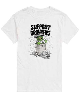 Men's Sesame Street Support Grouches Oscar&nbsp;Short-Sleeve Graphic T-Shirt