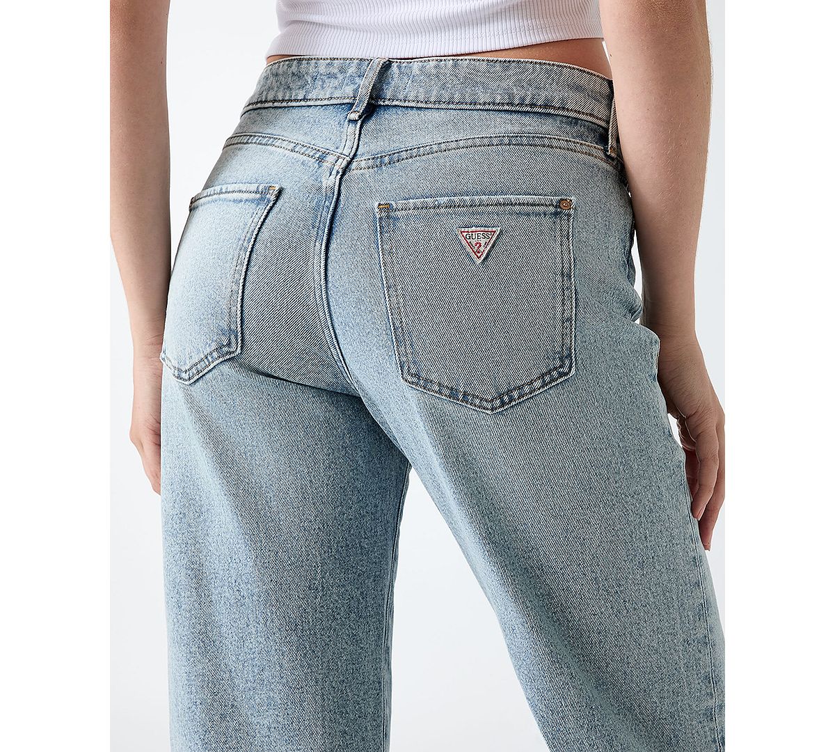GUESS Women's Rey Wide-Leg Jeans view 4 — MAYCSS fashion products