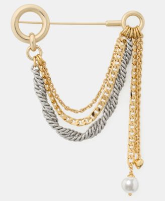 Two-Tone Chain Reaction Brooch