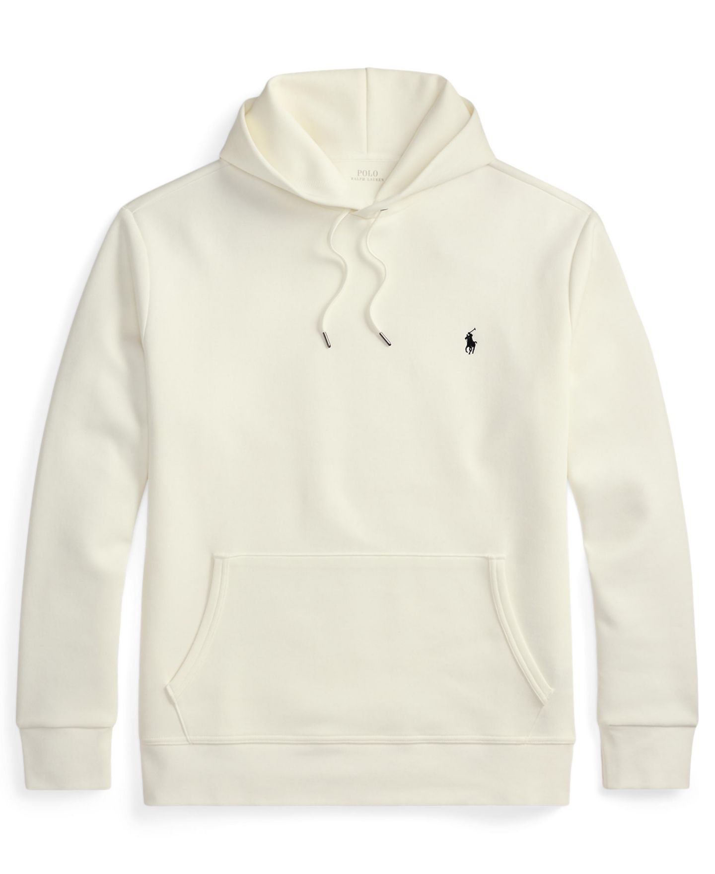 Мужская толстовка с капюшоном Polo Ralph Lauren Big & Tall The Iconic Mesh, цвет: Молочно-белый — фото 5