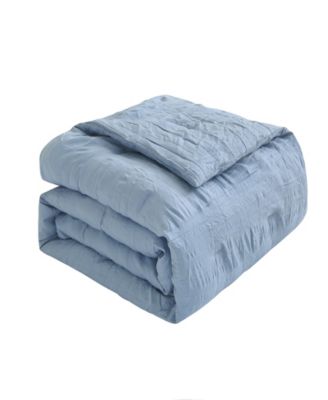 Crinkled Down Alternative Blanket, Full/Queen
