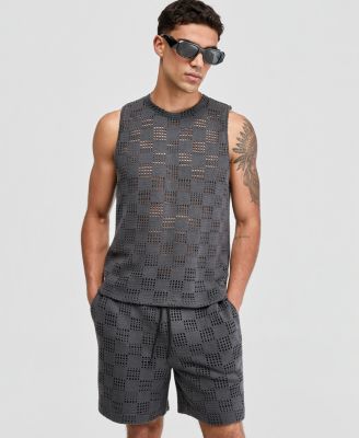 Men's Grid Mesh Tank, Macy's Exclusive