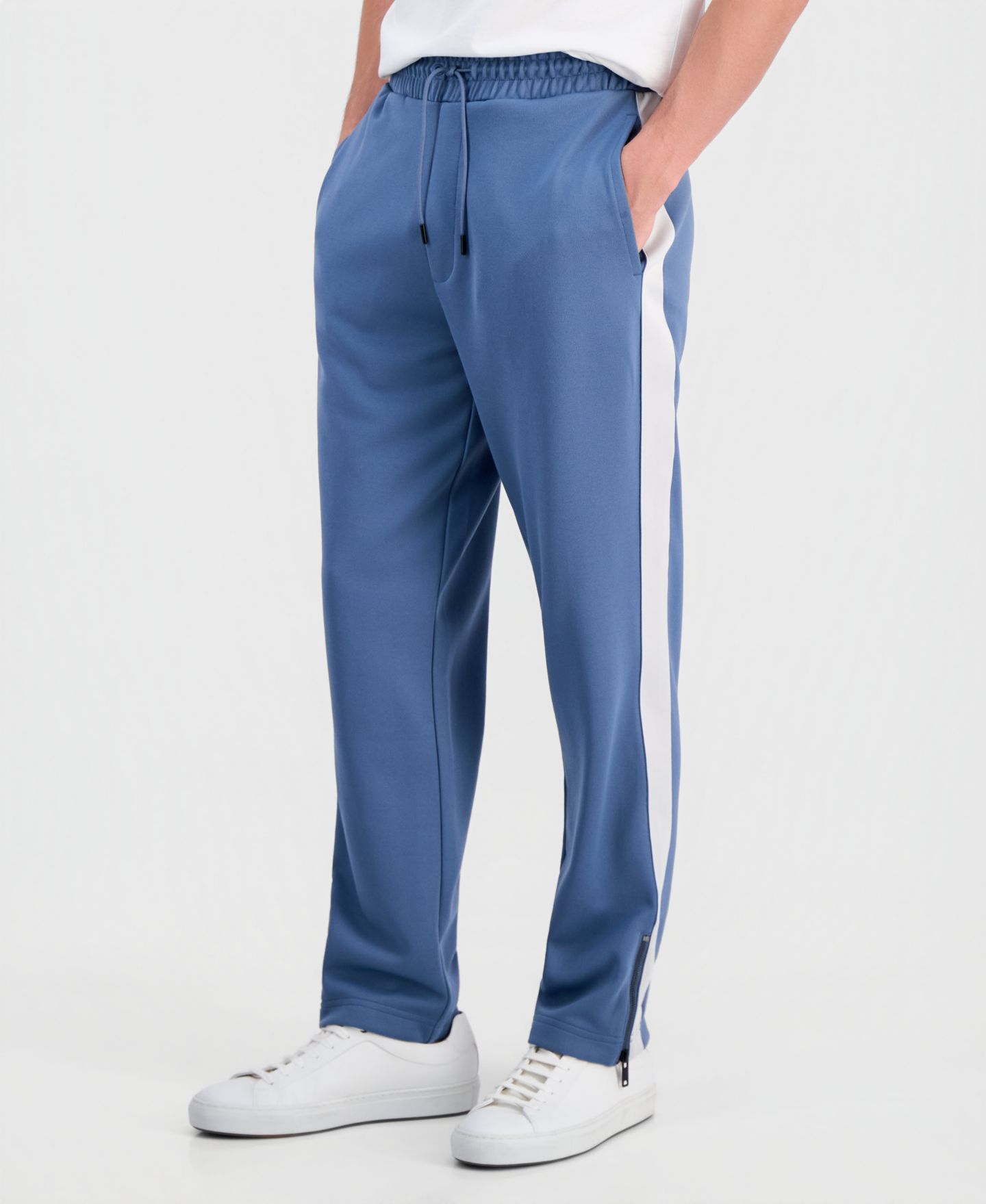 Мужские брюки Hugo Boss HUGO by Dolos Tracksuit, цвет: Синий — фото 3