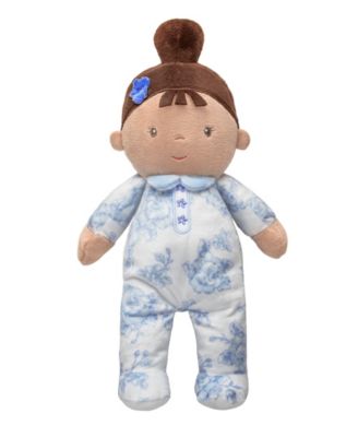 Baby Girls' Blue Roses 11" Rosie Plush Doll