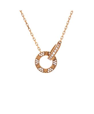 Love Interlocking Pave Necklace