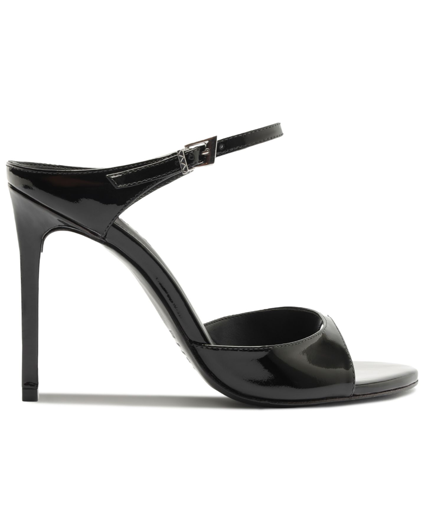 Женские сандалии Schutz Lyra Buckle Slide Dress Sandals, цвет: Чёрный — фото 2