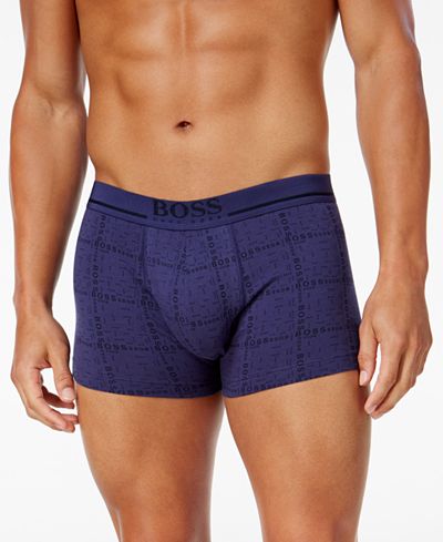 BOSS Men's Plaid Boxer Briefs