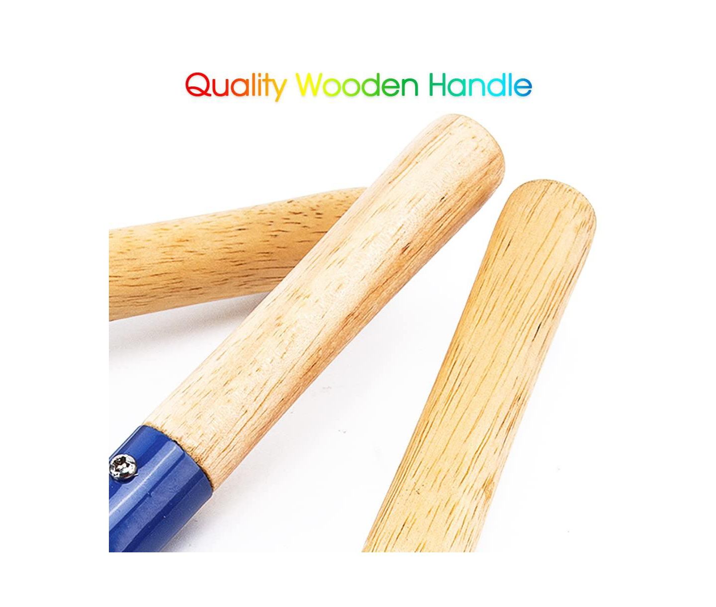 Детские игрушки GNUADZ Metal Sandbox Beach Toys 6-Piece Garden Tool Kit with Spoon, Fork, Trowel, Rake and Shovel, Ages 4-8, цвет: Разноцветный — фото 2