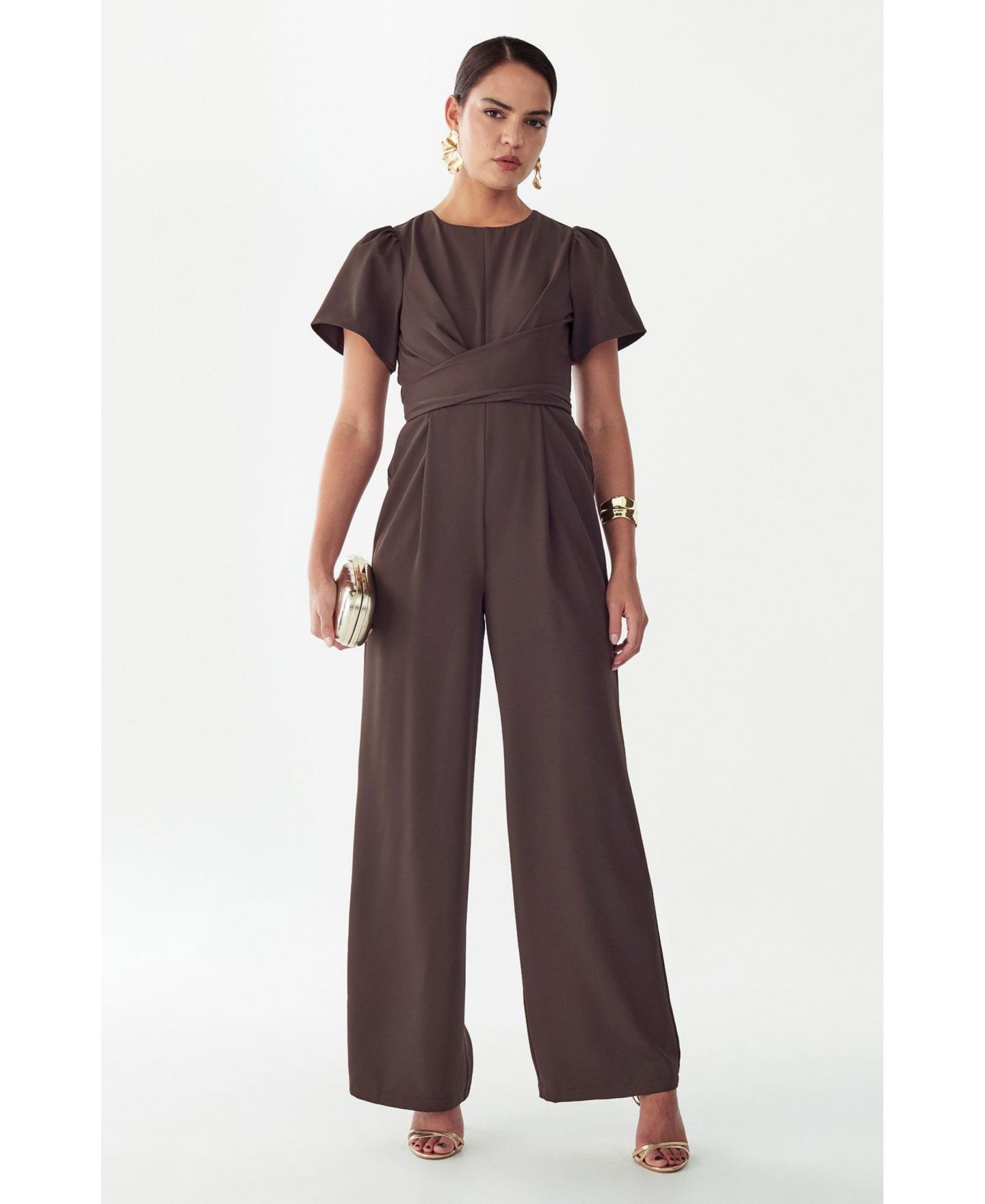 Женский комбинезон ST MRLO Mahra Jumpsuit, цвет: Шоколадный — фото 2