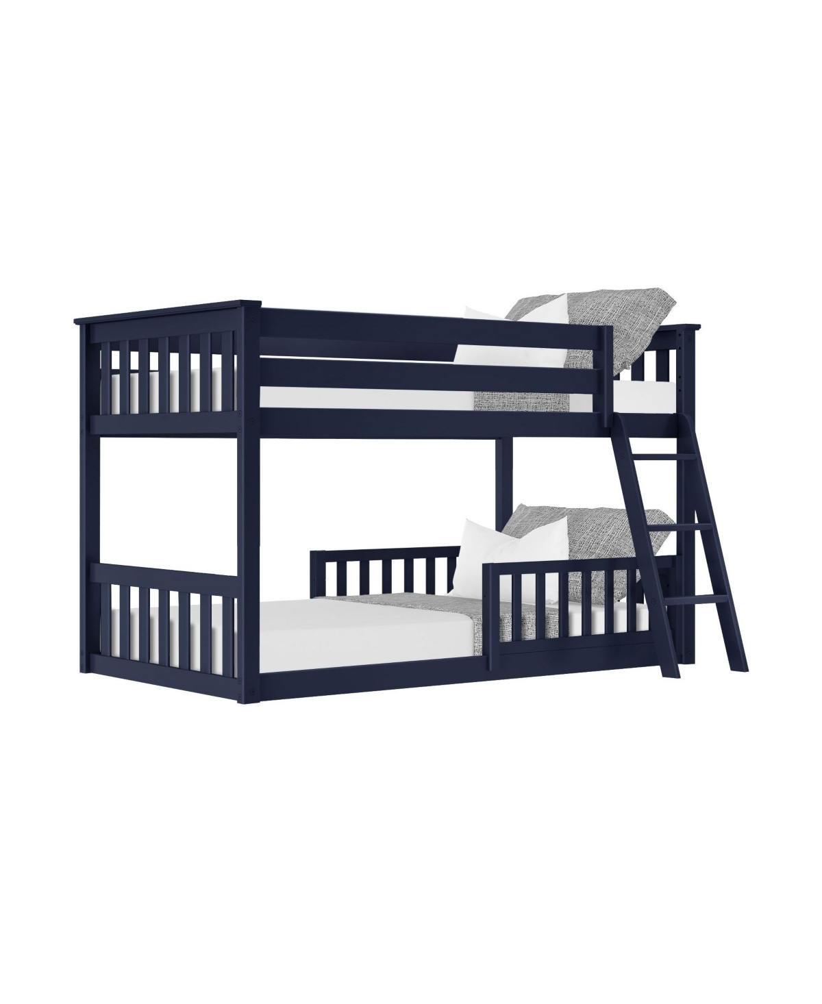Max & Lily Twin over Low Bunk with Single Guard Rail