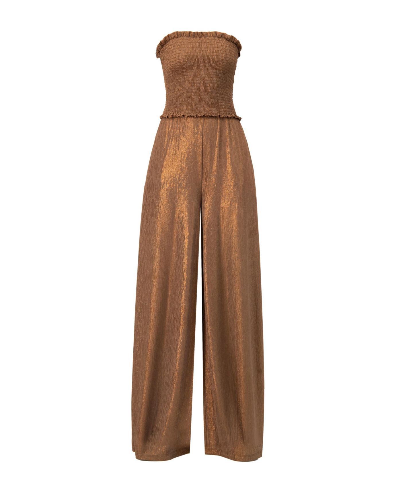 Женский комбинезон Ivonne Strapless Wide Leg Jumpsuit — фото 4