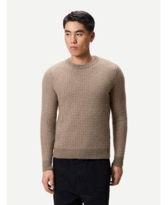 Men's Silk Turtle-Neck Sweater