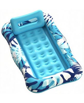 76"x48" Pool Float Tanning Lounger Inflatable Raft