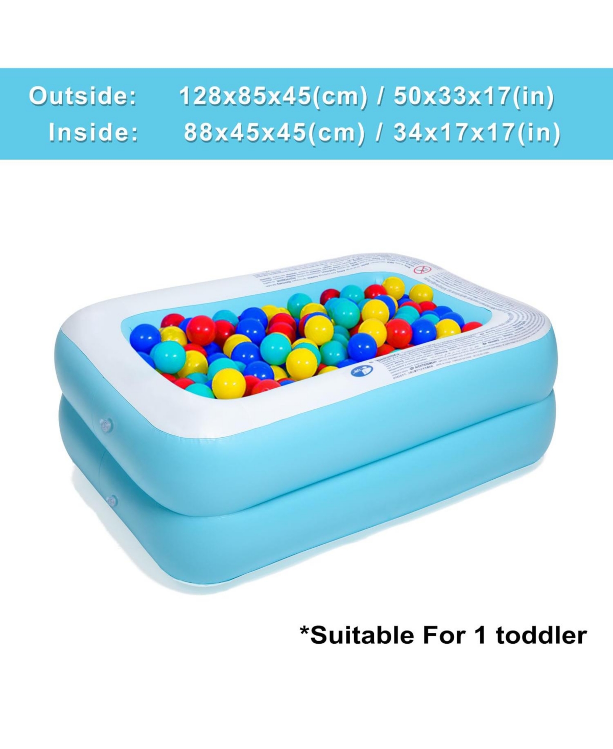 Gnuadz Inflatable Kiddie Pool Family Swimming Backyard Summer Fun
