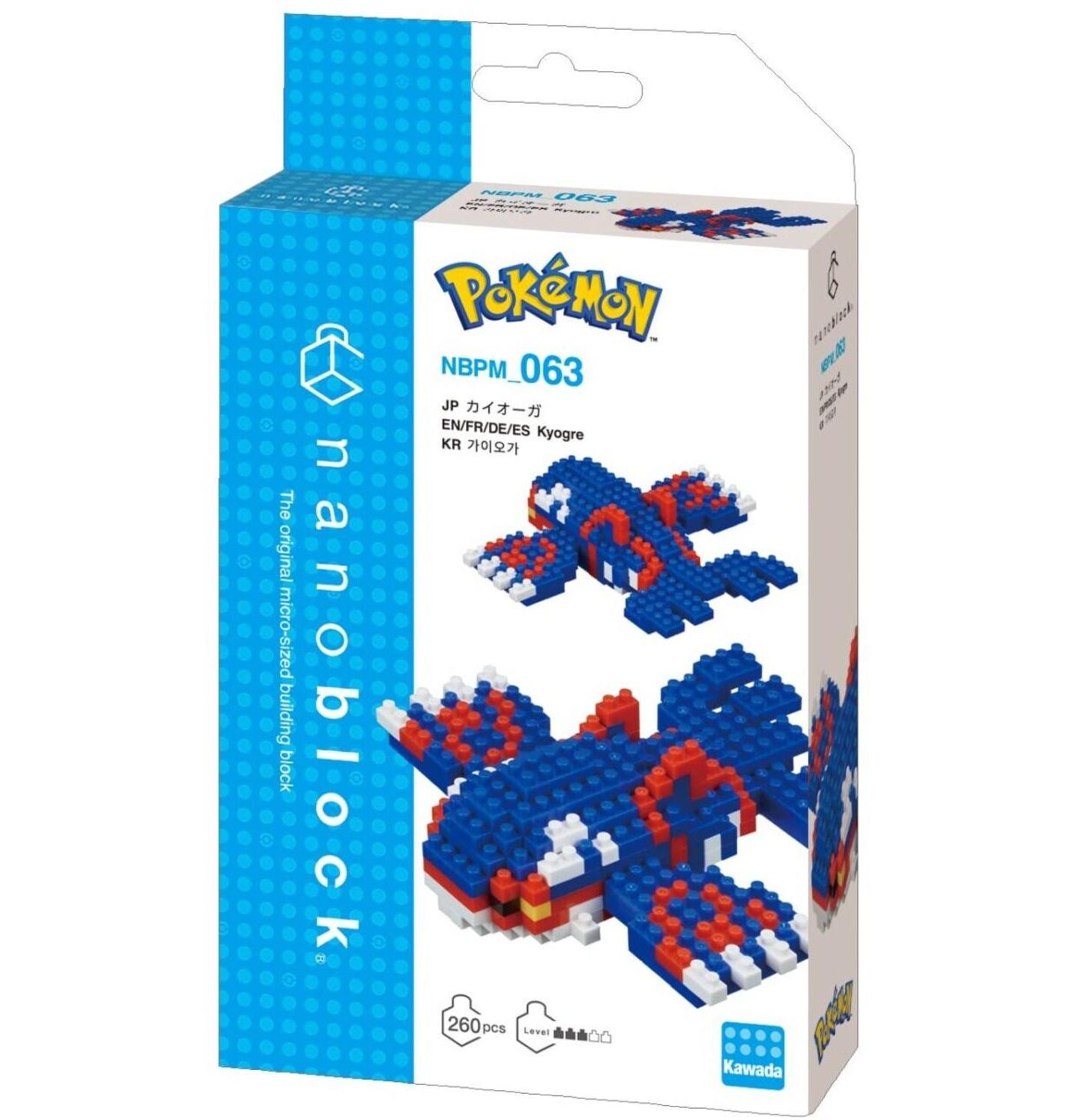 Детский конструктор Bandai Pokemon Kyogre 260-Piece Building Set, Ages 12+ — фото 3