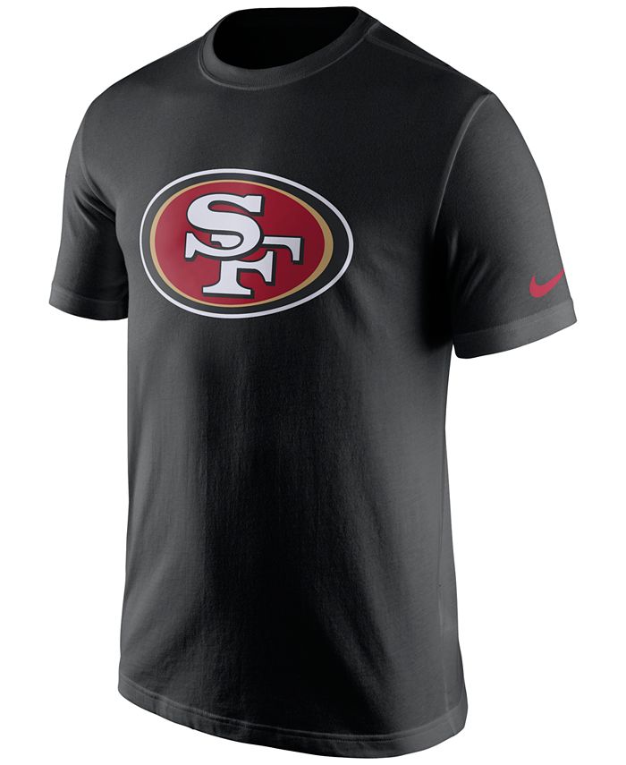 Nike Men's San Francisco 49ers Cotton Essential Logo T-Shirt - Macy's