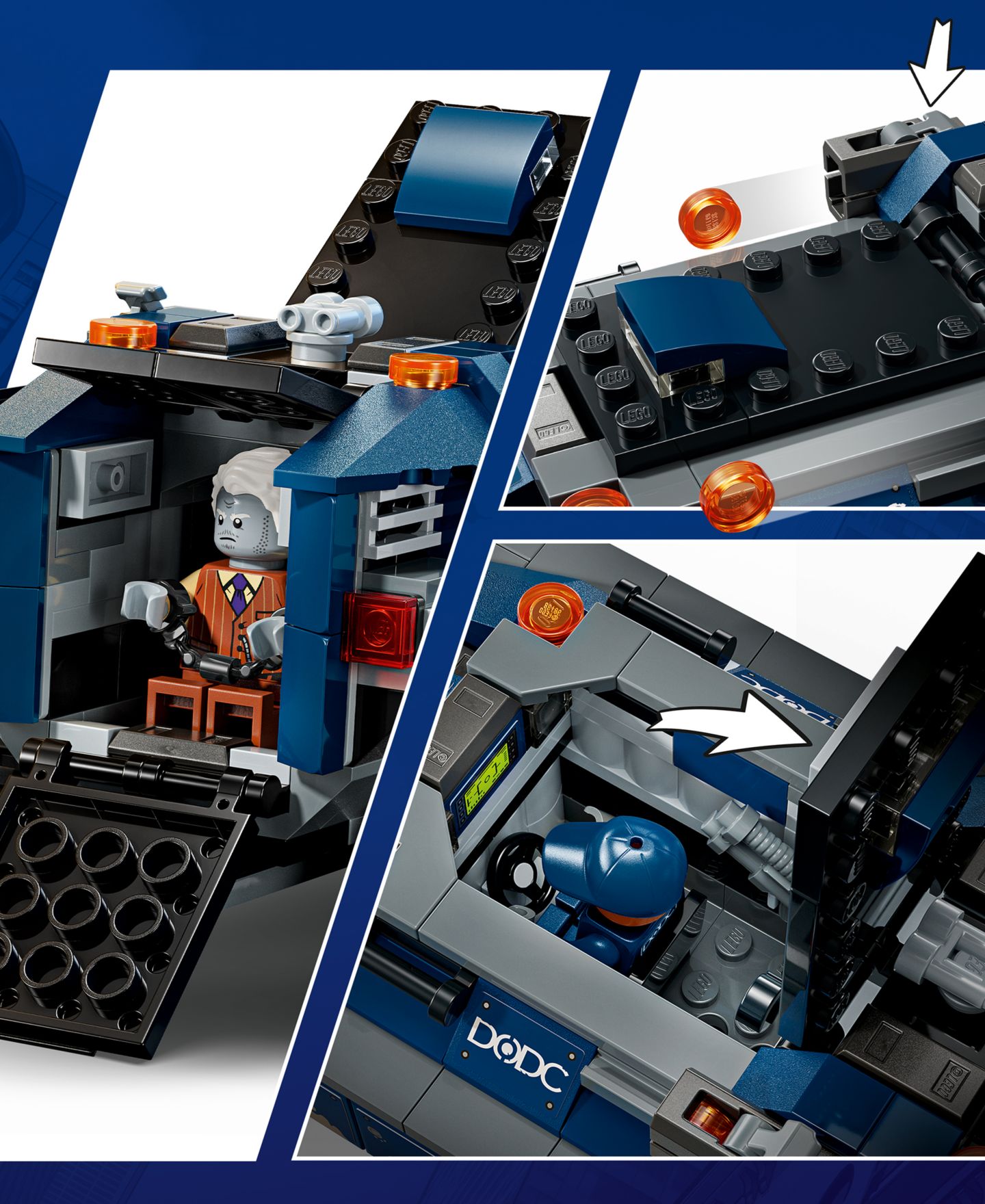 Детский конструктор LEGO® Marvel Spider-Man Prison Transport Chase 76349 367-Piece Building Set, Ages 8+ — фото 5