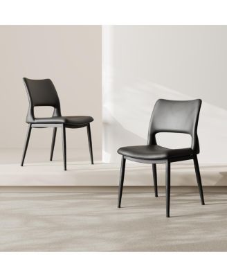PU Leather Dining Chairs Set of 2