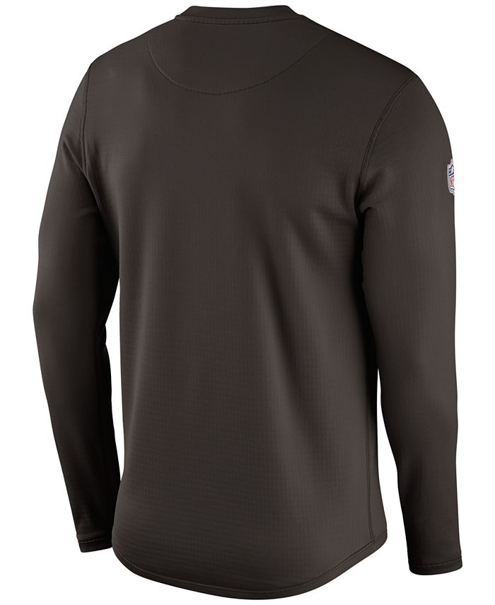 Nike Men's Cleveland Browns Modern Crew Long-Sleeve T-Shirt & Reviews ...