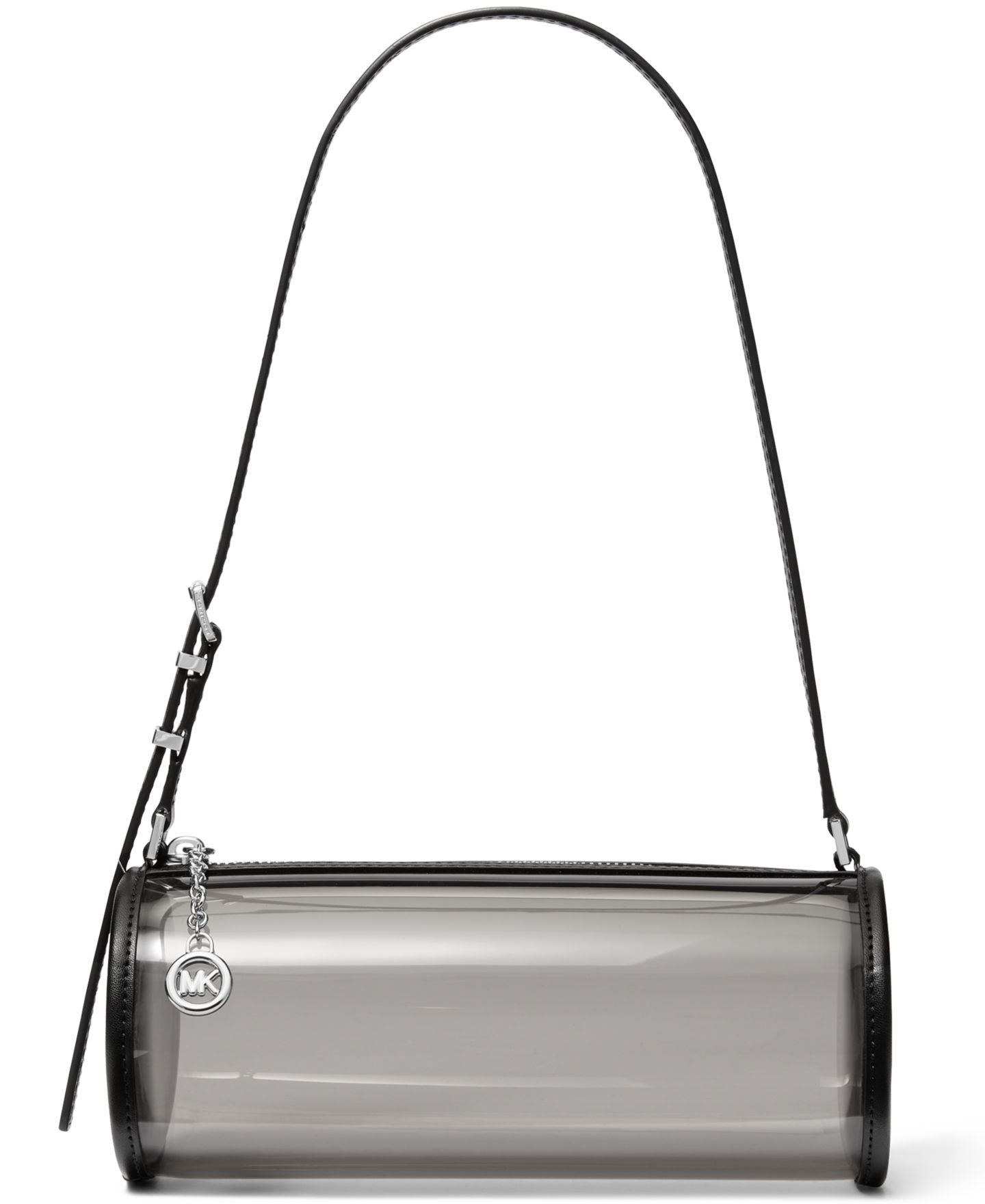 Женская сумка Michael Kors Izzy Small Barrel Pouchette, цвет: Чёрный — фото 1