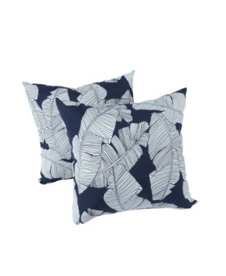 2-Piece Outdoor Pillow Set with Inserts, 18 x 18