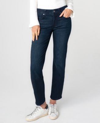 Petite Low-Rise Comfort Waist Straight-Leg Jeans