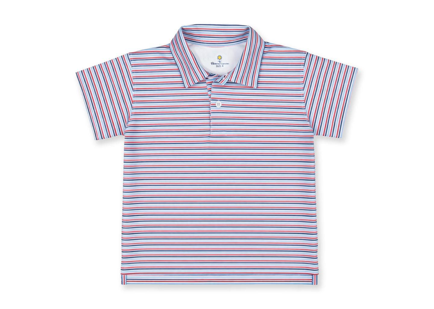 Поло Florence Eiseman Stripe Print Performance Knit Polo для мальчиков — фото 1