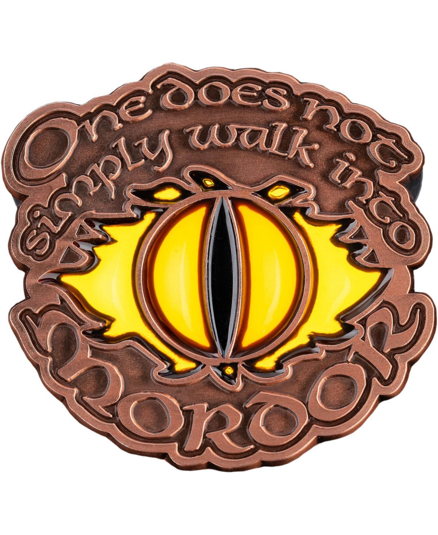 Детские фигурки WETA Workshop The Lord of the Rings Trilogy - One Does Not Simply Walk Into Mordor Enamel Pin — фото 1