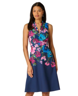 macys petite dresses cocktail Connected Petite Cowlneck Metallic-Threaded Cocktail Dress