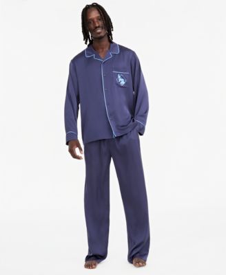 Men's Sorcerer's Apprentice Mickey Satin Pajama Set
